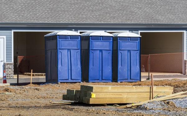 construction site portable restrooms offers weekly cleaning and maintenance services for all of our porta potties on construction sites